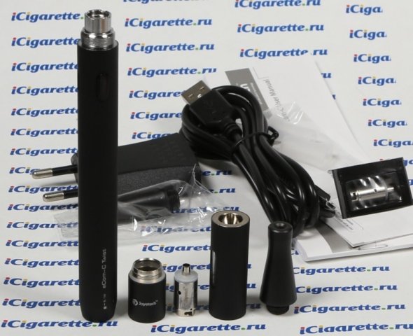 #1796 Электронная сигарета Joyetech eCom-C 900mah, Passtrough, вариватт, 2 цвета