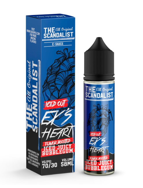 ICED OUT Ex's Heart (Фруктовая жвачка, Киви, Малина, Куллер) / The Scandalist / RUVAPES