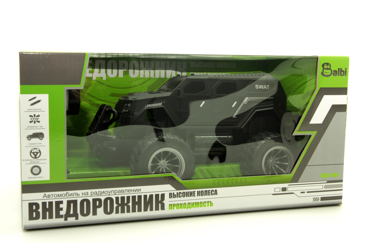 Машина на ру BALBI RCO-1401 BL Внедорожник 1:14 графит