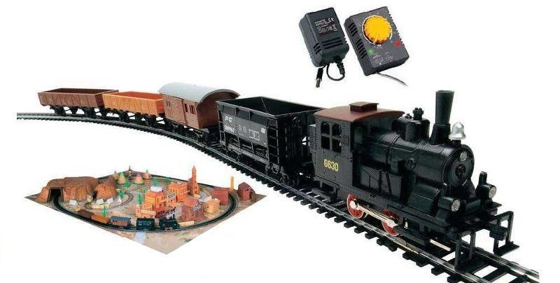 Железная дорога MEHANO T109 Western Train с ландшафтом