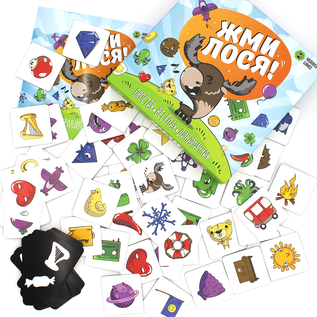 Настольная игра MURAVEY GAMES ТК004 Жми лося!