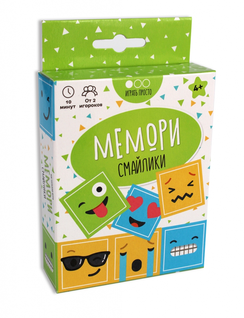 Настольная игра MURAVEY GAMES ТК003 Мемори Смайлики