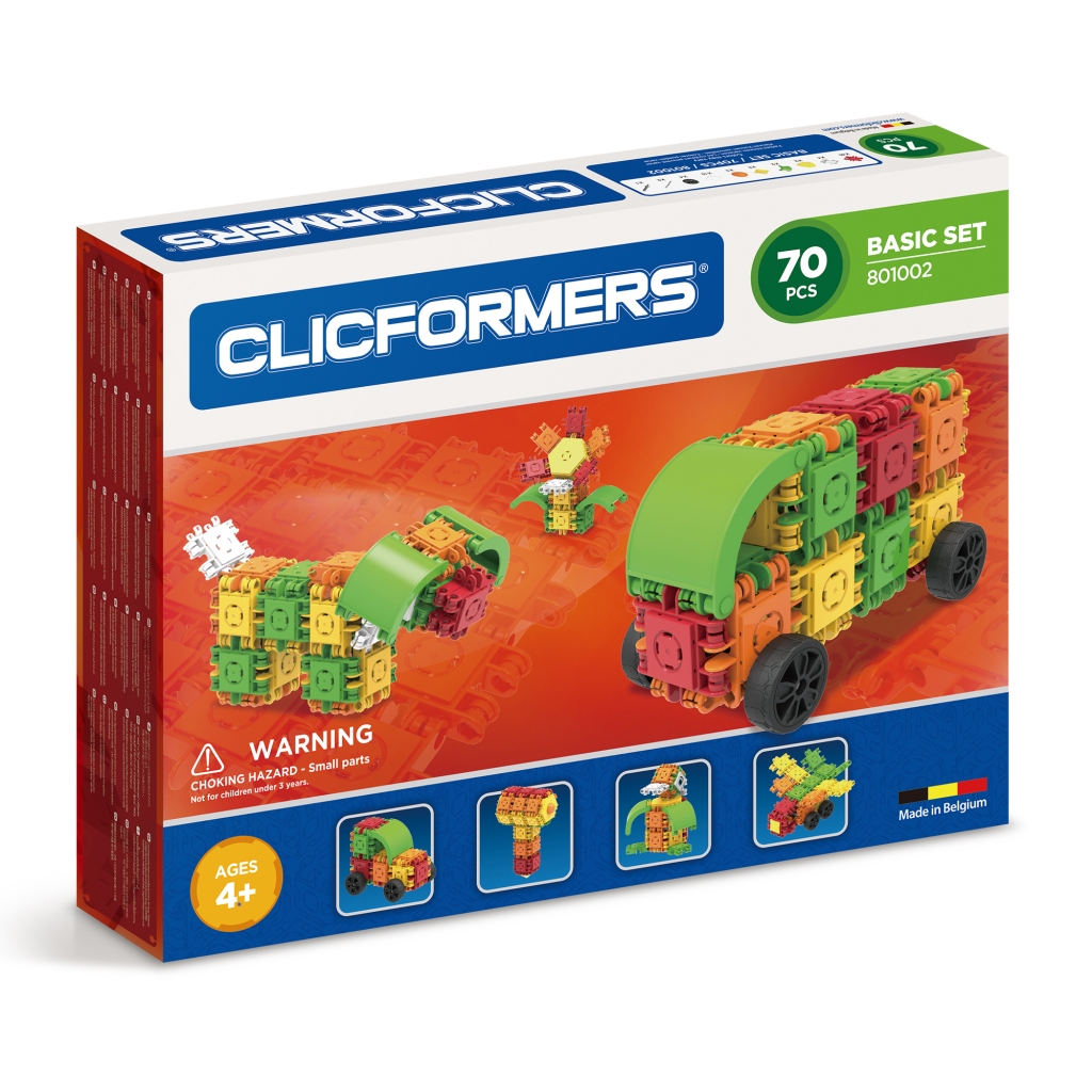 Конструктор CLICFORMERS 801002 Basic Set 70 деталей